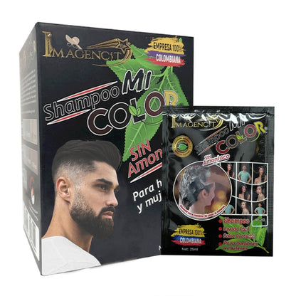 Sin amoniaco, sin maltrato, sin daño. Caja con 10 sobres